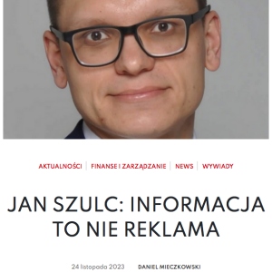 Jan Szulc reklama w social media