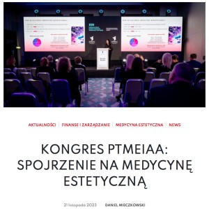 anti aging Kongres PTMEiAA Fot Rynek estetyczny