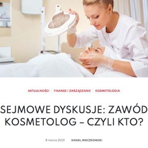 kosmetologia sejm link rynek estetyczny